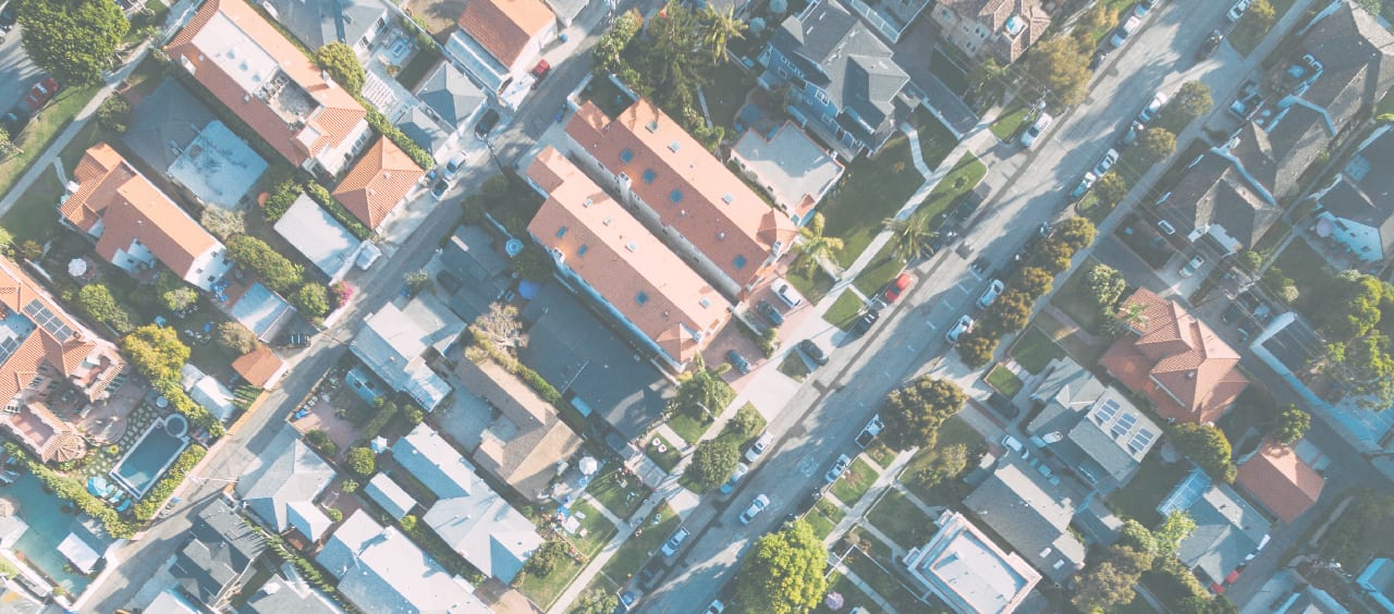 Neighborhood from bird's eye view