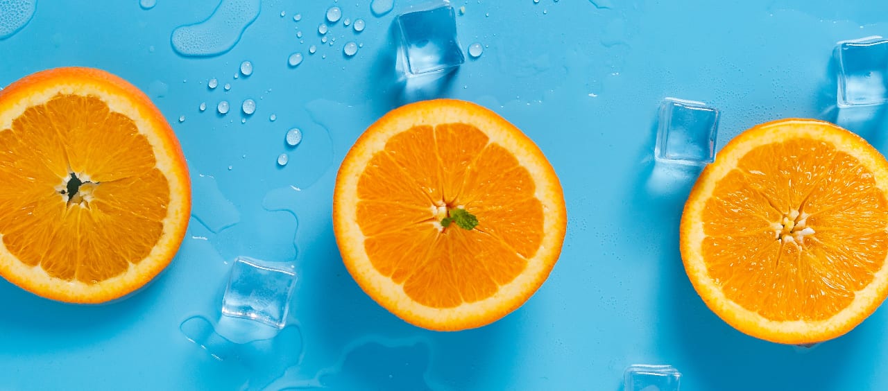 orange header